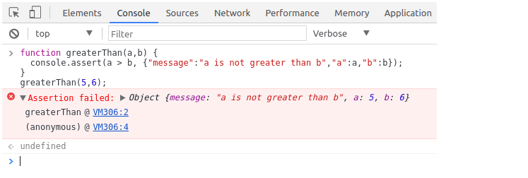 consoleAssert