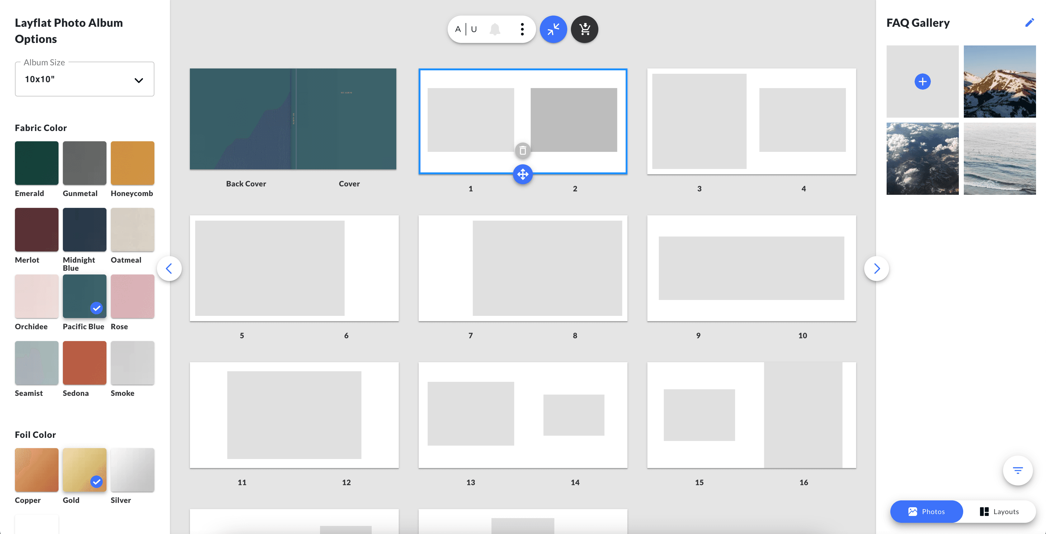 Artifact Uprising’s drag-and-drop interface built with React.js