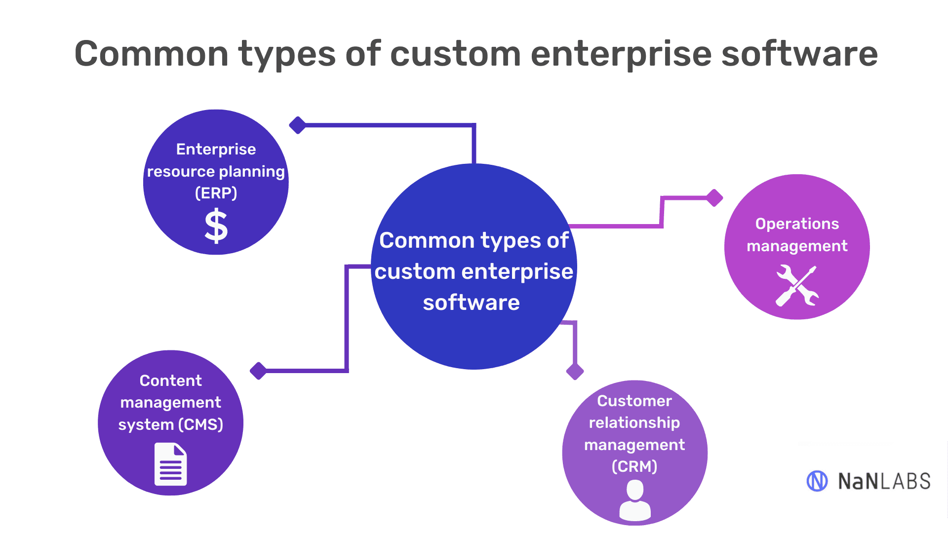 Common types of custom enterprise software